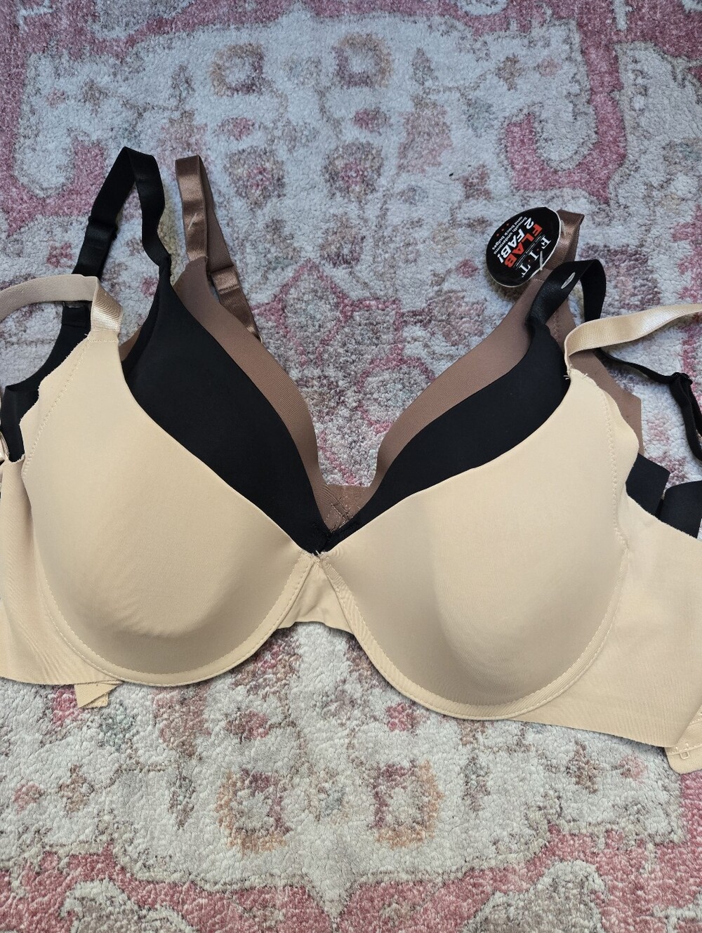 Seamless Nude T-Shirt Bra - 3-Pack